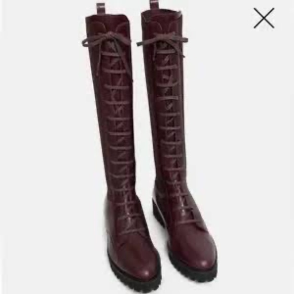 Theory Laced Lug Boot- Leather - Picture 3 of 4